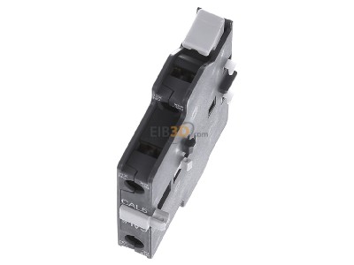 View up front ABB CAL 5-11 Auxiliary contact block 1 NO/1 NC 
