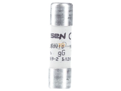 View on the right Mersen FR10GG50V10 Cylindrical fuse 10x38 mm 10A 
