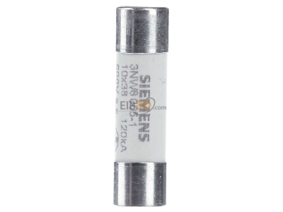 Front view Siemens 3NW6005-1 Cylindrical fuse 10x38 mm 16A 
