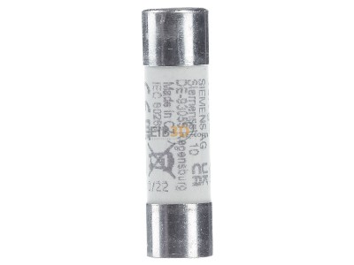 Back view Siemens 3NW6005-1 Cylindrical fuse 10x38 mm 16A 
