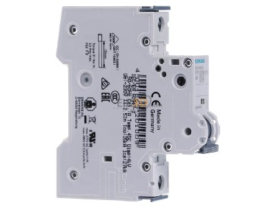 View on the left Siemens 5SY4103-5 Miniature circuit breaker 1-p A3A 
