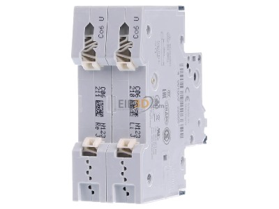 Back view Siemens 5SY5206-7 Miniature circuit breaker 2-p C6A 
