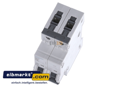 View up front Siemens Indus.Sector 5SY6210-6 Miniature circuit breaker 2-p B10A - 
