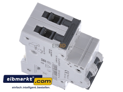 View top left Siemens Indus.Sector 5SY6210-6 Miniature circuit breaker 2-p B10A - 
