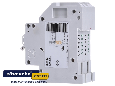 View on the right Eaton (Installation) PLI-D16/1N Miniature circuit breaker 1-p D16A 
