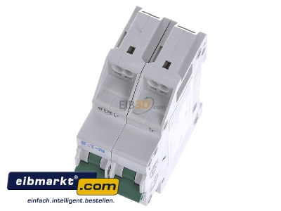 View up front Eaton (Installation) PLI-D6/2 Miniature circuit breaker 2-p D6A
