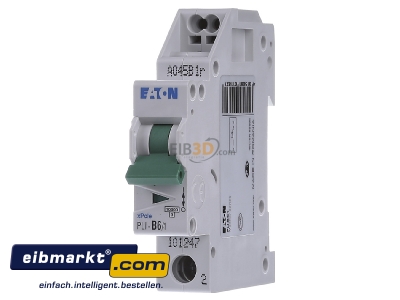 Front view Eaton (Installation) PLI-B6/1 Miniature circuit breaker 1-p B6A
