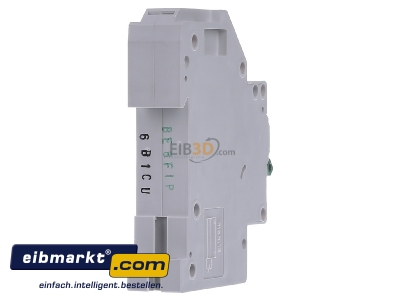 Back view Eaton (Installation) PLI-B6/1 Miniature circuit breaker 1-p B6A
