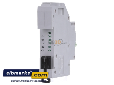 Back view Eaton (Installation) PLI-B8/1 Miniature circuit breaker 1-p B8A - 
