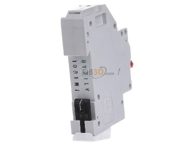 Back view Eaton PLI-B10/1 Miniature circuit breaker 1-p B10A 
