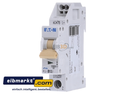 Front view Eaton (Installation) 101250 Miniature circuit breaker 1-p B13A
