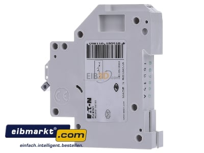 View on the right Eaton (Installation) PLI-B16/1 Miniature circuit breaker 1-p B16A
