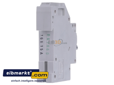 Back view Eaton (Installation) PLI-B16/1 Miniature circuit breaker 1-p B16A
