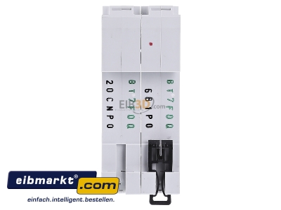 Back view Eaton (Installation) PLI-B6/1N Miniature circuit breaker 1-p B6A
