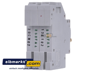 Back view Eaton (Installation) PLI-B13/1N Miniature circuit breaker 1-p B13A
