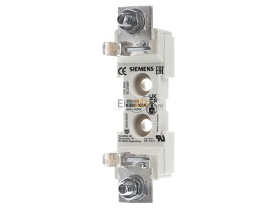 Front view Siemens 3NH3030 Low Voltage HRC fuse base 1xNH00 160A 
