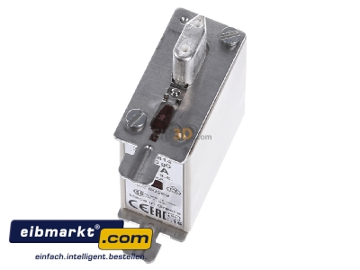View up front Siemens Indus.Sector 3NA7814 Low Voltage HRC fuse NH000 35A 
