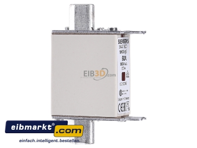 Ansicht links Siemens Indus.Sector 3NA7820 NH-Sicherungseinsatz G000 50A 500AC/250DC 