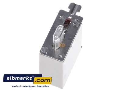 Top rear view Siemens Indus.Sector 3NA7830 Low Voltage HRC fuse NH000 100A 
