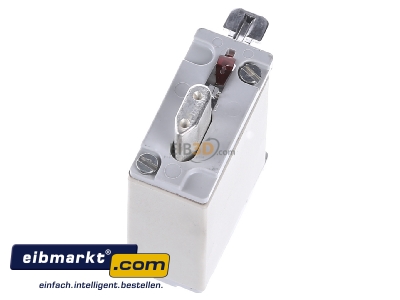 Top rear view Siemens Indus.Sector 3NA6814 Low Voltage HRC fuse NH000 35A 
