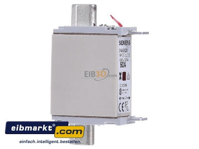 Ansicht links Siemens Indus.Sector 3NA6820 NH-Sicherungseinsatz G000 50A 500AC/250DC 
