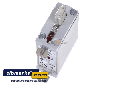 View up front Siemens Indus.Sector 3NA6822 Low Voltage HRC fuse NH000 63A
