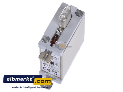 View up front Siemens Indus.Sector 3NA6824 Low Voltage HRC fuse NH000 80A
