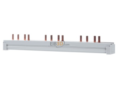 Ansicht hinten Siemens 5ST3715 Stiftsammelschiene 16mm 214mm M.Endkap 