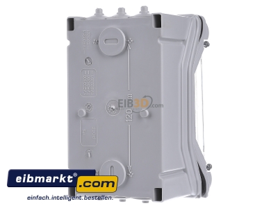 Back view Hager VE103D Surface mounted distribution board 175mm
