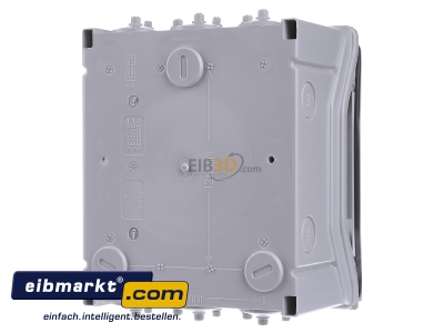 Back view Hager VE106D Surface mounted distribution board 190mm
