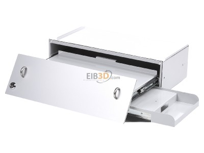 Ansicht oben vorne Rittal CP 6003.000 Tastatur-Schublade mit Mouse-Pad 