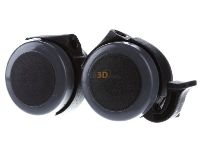Ansicht hinten Rittal CP 6148.000 (VE1Set) Doppel-Lenkrollen d=75mm CP 6148.000 (Inhalt: 1Satz)