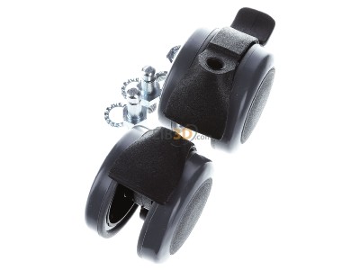 Ansicht oben rechts Rittal CP 6148.000 (VE1Set) Doppel-Lenkrollen d=75mm CP 6148.000 (Inhalt: 1Satz)
