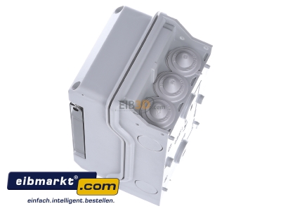View top right Hensel KV 9103 Surface mounted distribution board 197mm
