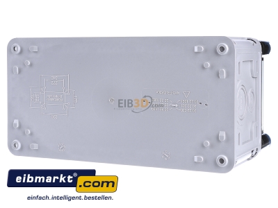 Back view Hensel Mi 1112 Surface mounted distribution board 150mm 
