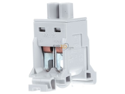 Ansicht hinten Hensel KKL 25 Verbindungsklemme N/PE,35qmm 