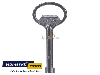 Front view Striebel&John ZH161 Double bit key for enclosure
