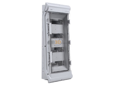 View on the left Hager VE412DN Surface mounted distribution board 677mm 
