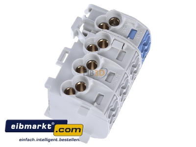 Ansicht oben links Hensel KKL 48 Hauptleiterabzweigklemme 4pol. 