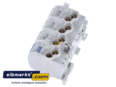 Ansicht oben rechts Hensel KKL 48 Hauptleiterabzweigklemme 4pol. 