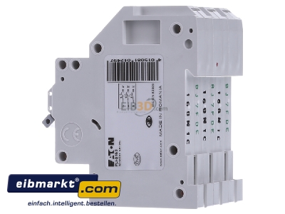 View on the right Eaton (Installation) PLI-B16/3 Miniature circuit breaker 3-p B16A
