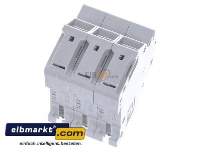 Top rear view Eaton (Installation) PLI-B16/3 Miniature circuit breaker 3-p B16A
