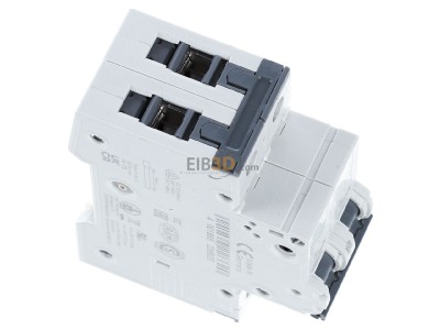 Ansicht oben links Siemens 5SY5202-7 LS-Schalter AC/DC C2A,2pol,T=70,10kA 