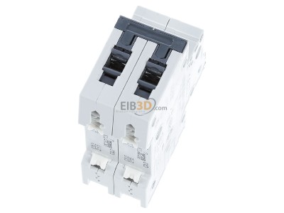 Ansicht oben hinten Siemens 5SY5202-7 LS-Schalter AC/DC C2A,2pol,T=70,10kA 