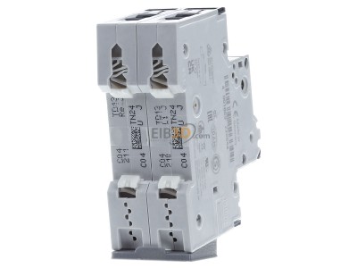 Ansicht hinten Siemens 5SY5204-7 LS-Schalter AC/DC C4A,2pol,T=70,10kA 