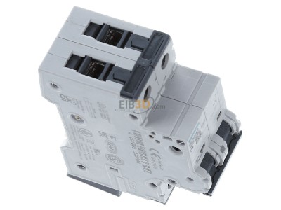 Ansicht oben links Siemens 5SY5204-7 LS-Schalter AC/DC C4A,2pol,T=70,10kA 