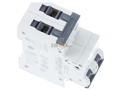 Ansicht oben links Siemens 5SY5216-7 LS-Schalter AC/DC C16A,2pol,T=70,10kA 