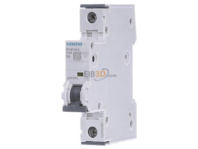Front view Siemens 5SY6104-6 Miniature circuit breaker 1-p B4A 
