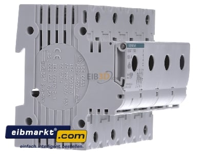 View on the left Siemens Indus.Sector 5SG7163 Neozed switch disconnector 3xD02 63A
