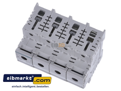 Ansicht oben vorne Siemens Indus.Sector 5SG7163 Neozed-Lasttrennschalter D02,3-pol.+N,T=70mm 